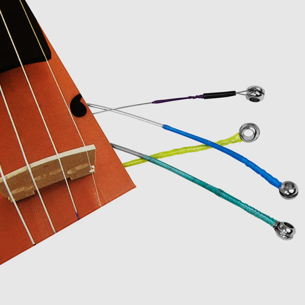 

4 Pcs Violin String Set for Beginner Violins Beginners Small Aluminum-magnesium