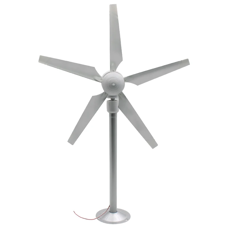 The New 5-blade Micro Wind Turbine Model Three-phase Permanent Magnet Brushless Outdoor Science and Education Windmill DIY