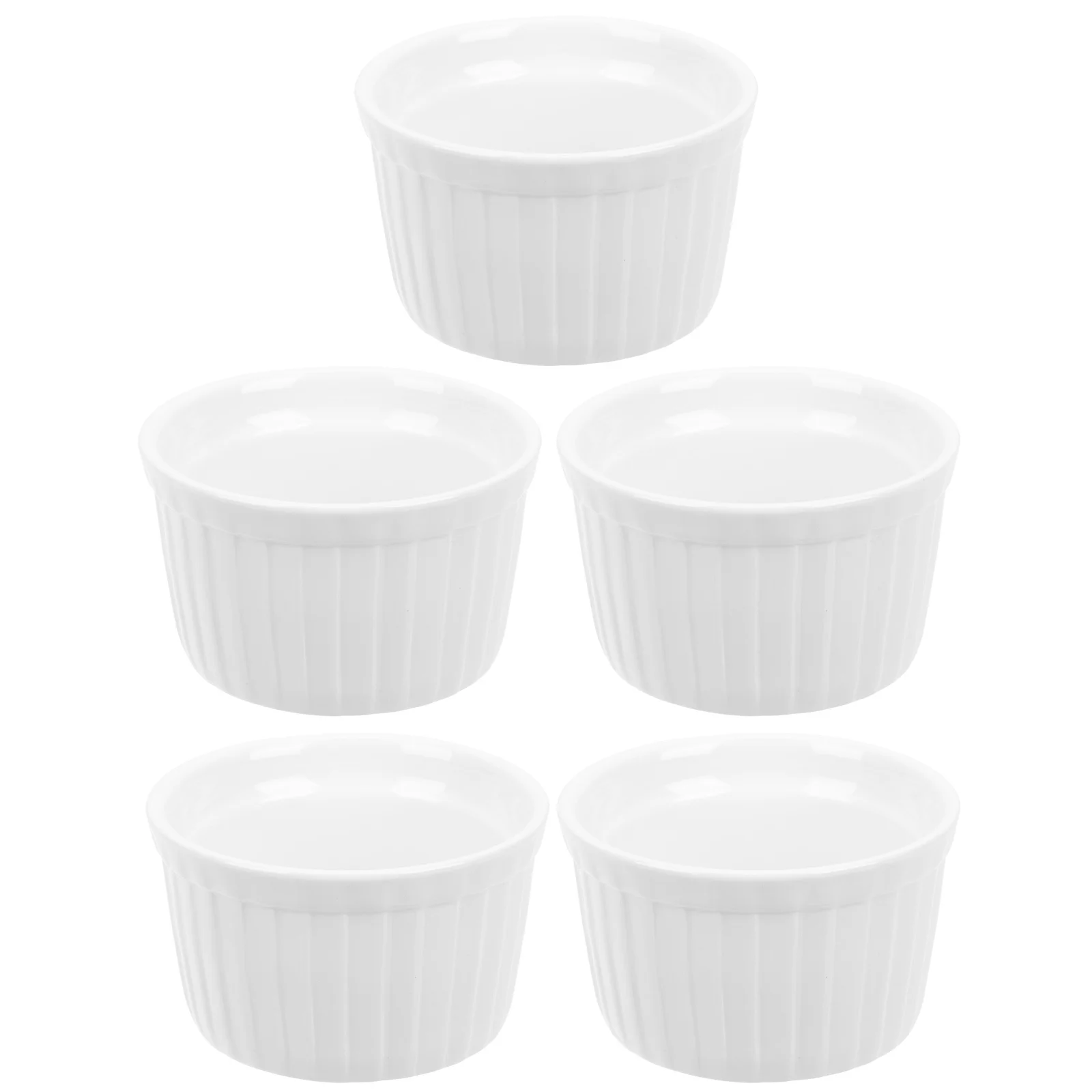 5 قطعة وعاء سيراميك ارتفاع درجة الحرارة أطباق الخبز للحلوى بودنغ هلام موس كعكة مطعم المنزل استخدام أواني الخبز #6