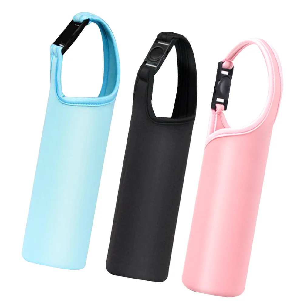 

3pcs Handheld Cup Sleeve Neoprene Bottle Carrier Water Bottle Case Insulated Portable Holder For Stainless Steel Glass Plastic