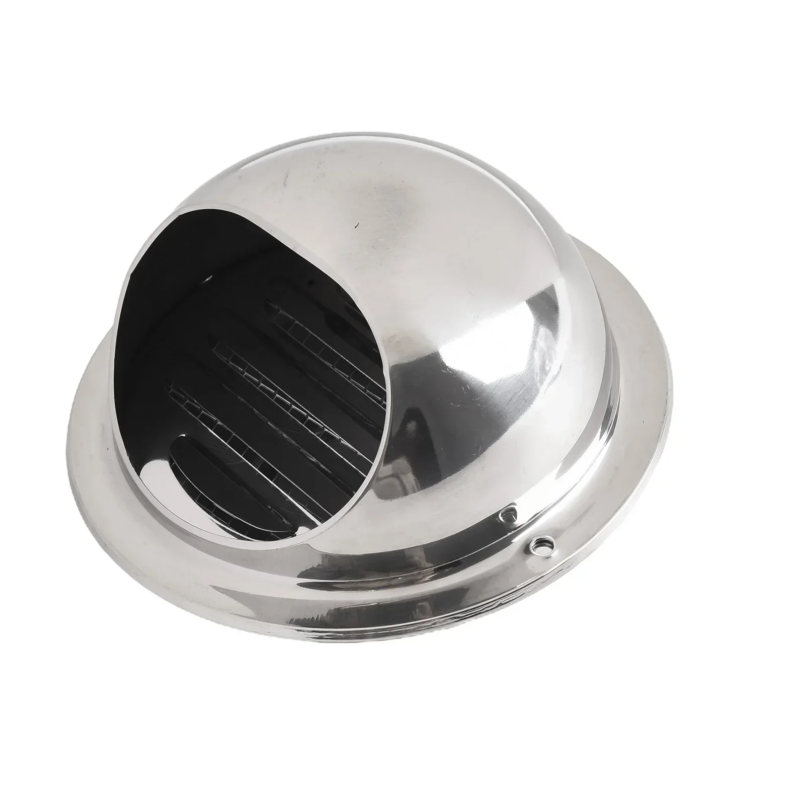 

Ventilators Heating Cooling Vent Cap For Wall Air Outlet Grille Hemispherical Silver Stainless Steel Windproof