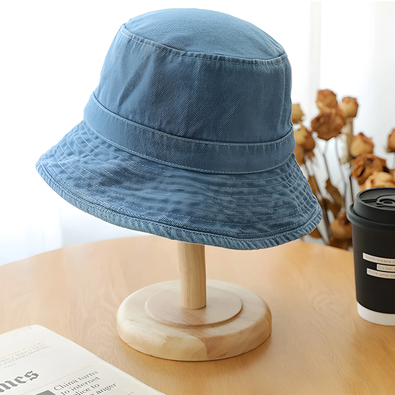 

Винтажная хлопковая панама, мытая шляпа от солнца в стиле ретро для рыбалки на открытом воздухе