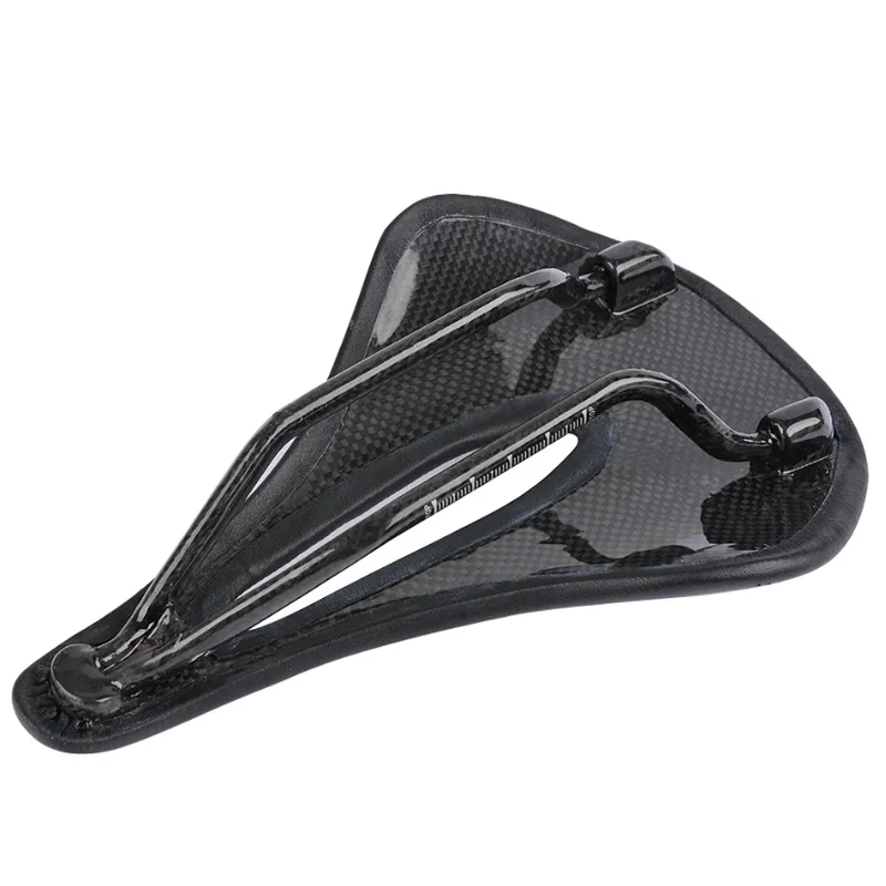 Carbon Fiber Road Mtb Saddle, Super Light, Leather Cushions, Ride Bicycles Seat, Use 3K T700 Carbon Material Pads, New, 2022