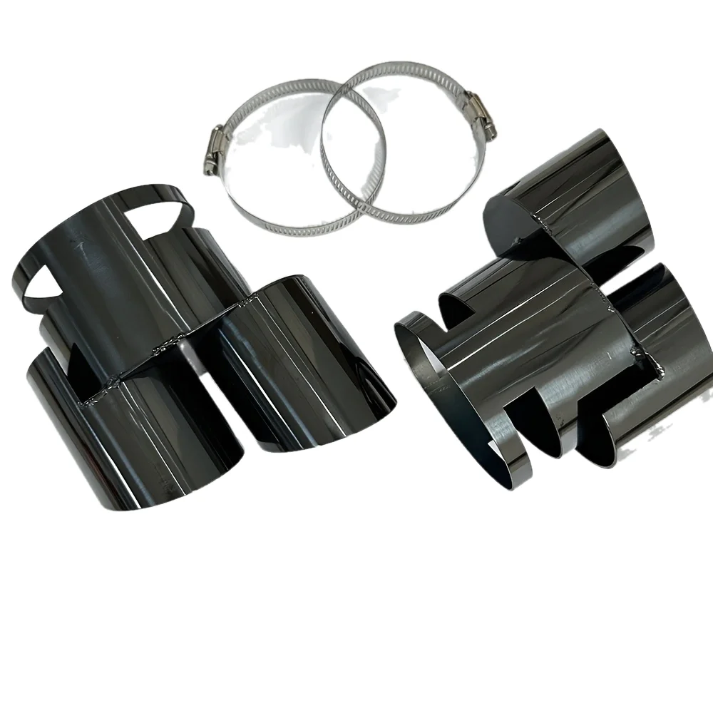 

Punta de escape para BMW G05 X5 G06 X6 tubo de escape cuádruple sin soldadura tubo de escape de acero inoxidable sin corte gratis