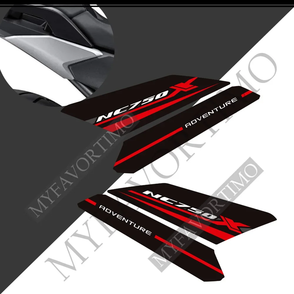 Untuk Honda NC 750 NC750 X NC750X stiker perlindungan Fairing decal bantalan tangki lutut kaca depan Handshield penahan angin deflektor 2021 2022