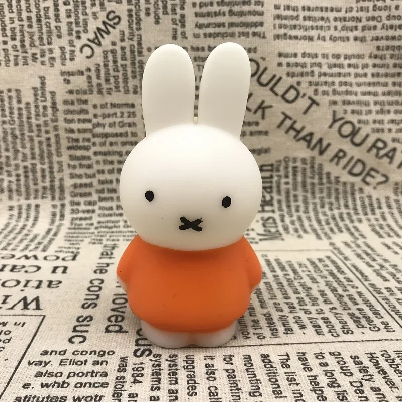 Genuine Miffys Cute Kawaii Miffys Rabbit Action Figure Model Doll Toys Desktop Ornaments Kids Gifts