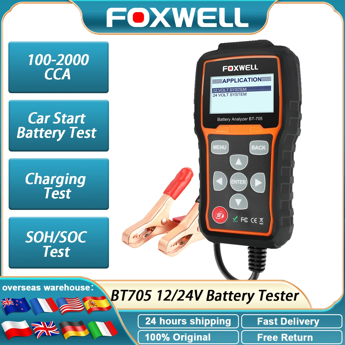 Foxwell BT705 12V/2… - image