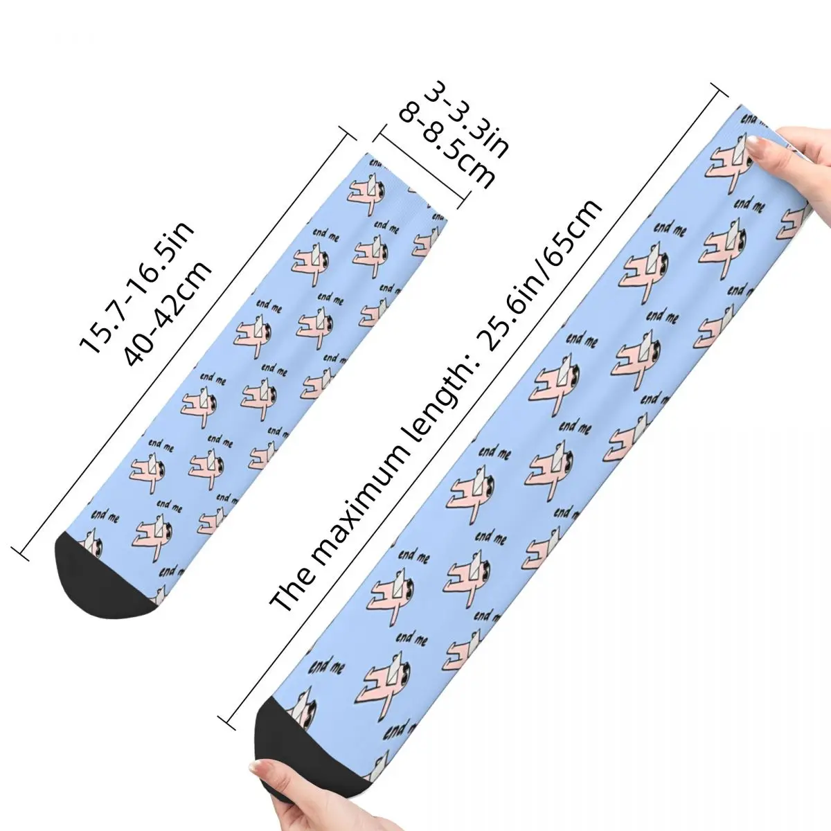 End Me Ketnipz Socks Male Mens Women Spring Stockings Harajuku