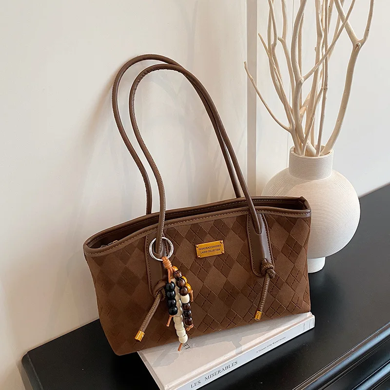 

2025 Niche Underarm Bag, Frosted Shoulder Purse for Women, Minimalist Tote Bag, Fashion Day-to-Night Bag, Chic Crossbody Bag​