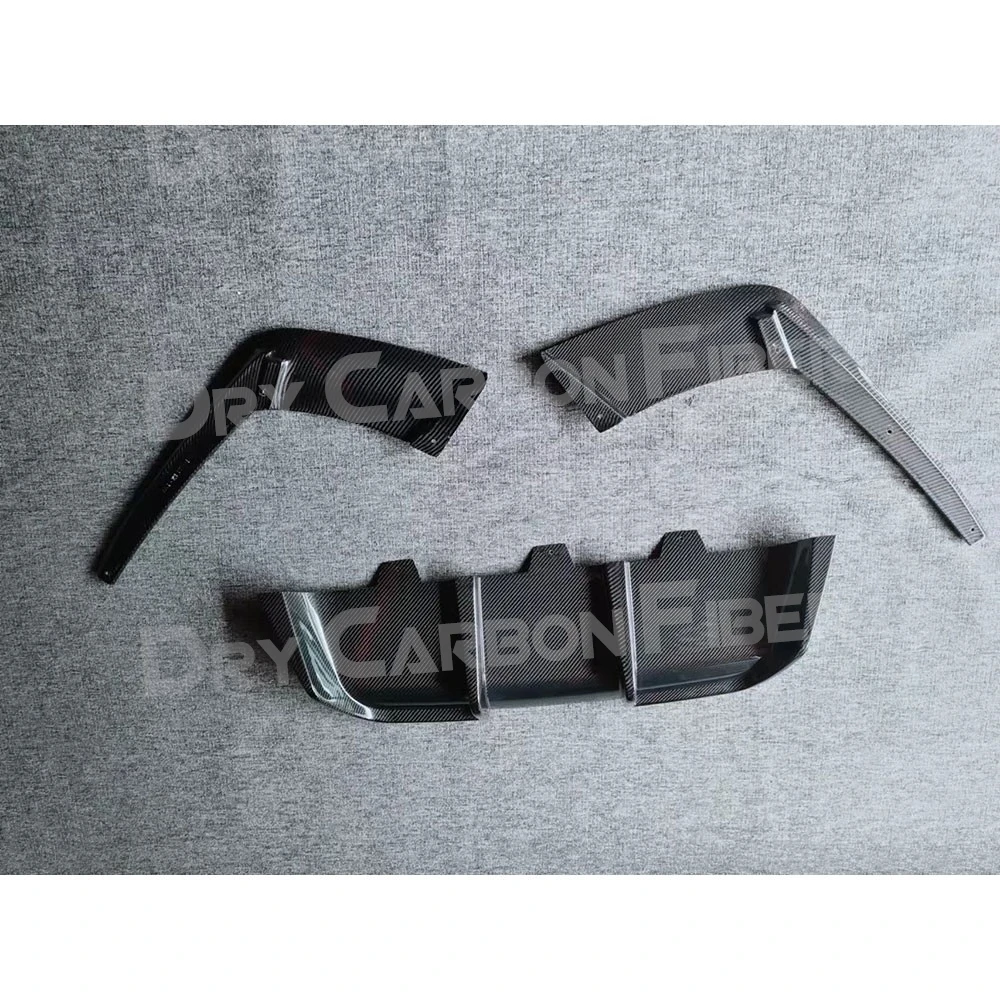 Carbon Fiber Rear Bumper Lip Diffuser Spoiler Rear Splitters for BMW 6 Series F06 F12 F13 M6 2013 2014 2015 2016 Parts