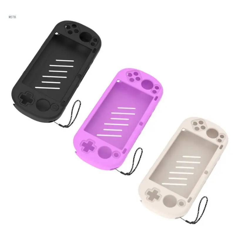 

Console Housing Protector Case with Lanyard Full Coverage Case Silicone Cover Dropship