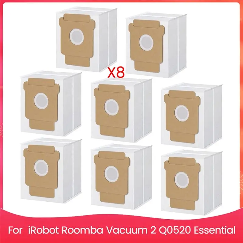 AT05-For Irobot Roomba Vacuum 2 Essential Large Capacity Replacement Vacuum Bags Disposable Auto-Empty Dust Bin Bags