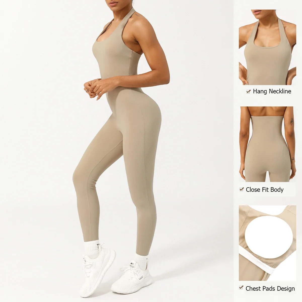 버터 플라이 소프트 체육관 요가 정장 여성 솔리드 컬러 슈퍼 스트레치 러닝 점프 슈트 통기성 빠른 드라이 운동복 스포츠웨어