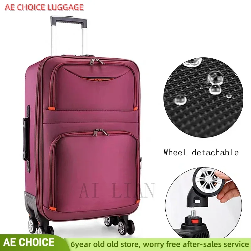 22/24/26/28 inch travel suitcase trolley luggage waterproof Oxford Rolling Luggage Spinner wheels 20\'\' Cabin carry on suitcase