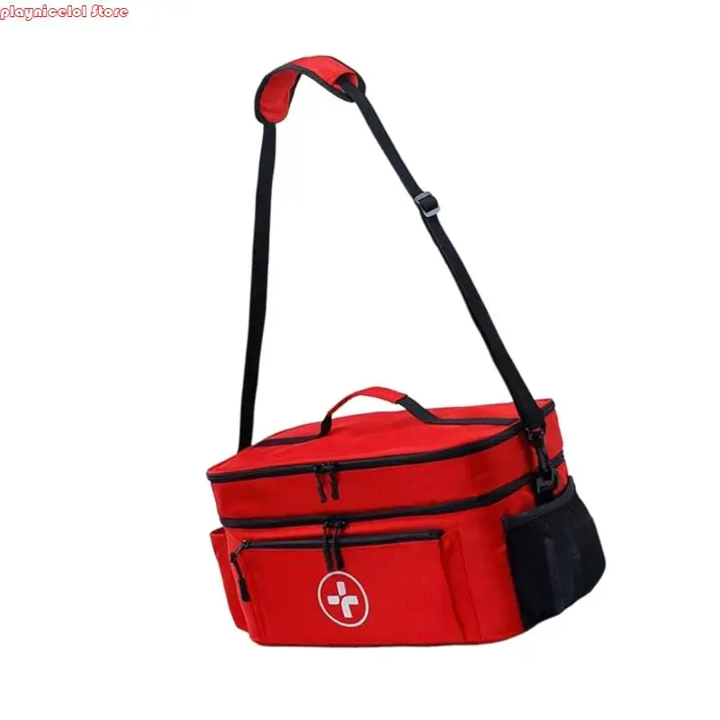 حقيبة مجموعة الإسعافات الأولية E8BA قابلة للتعديل متعددة منظمي إمدادات الأدوية المحمولة الجيب