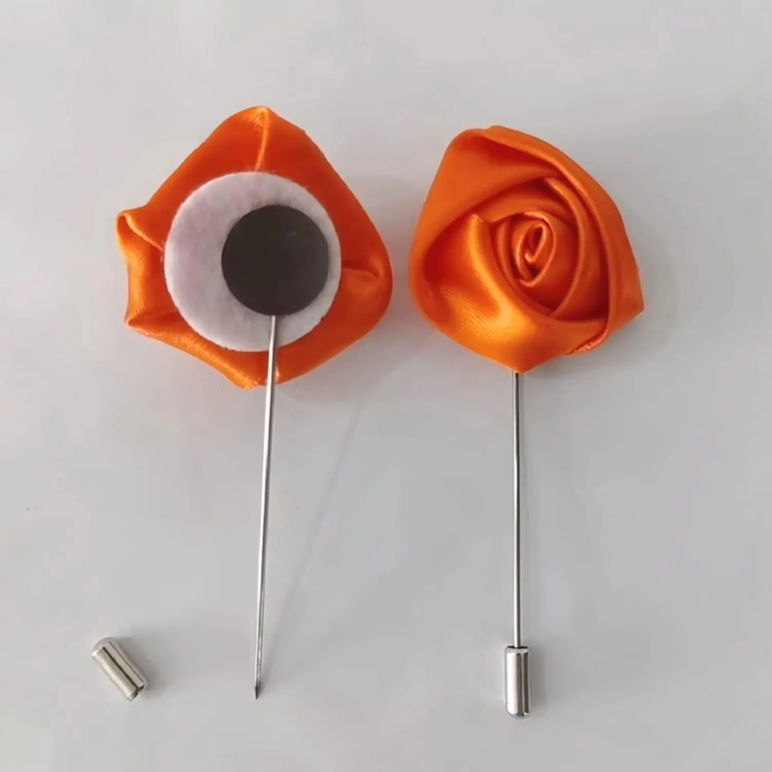 

12pcs Rose Boutonniere Flower Lapel Pins for Men 10 Cololr Suit Brooch for Wedding Home Party Decoration