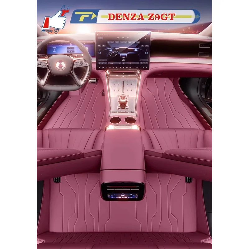 High Quality Left-hand Drive Full Surround Floor Mats For DENZA Z9GT 2024 Waterproof Carpet Liner