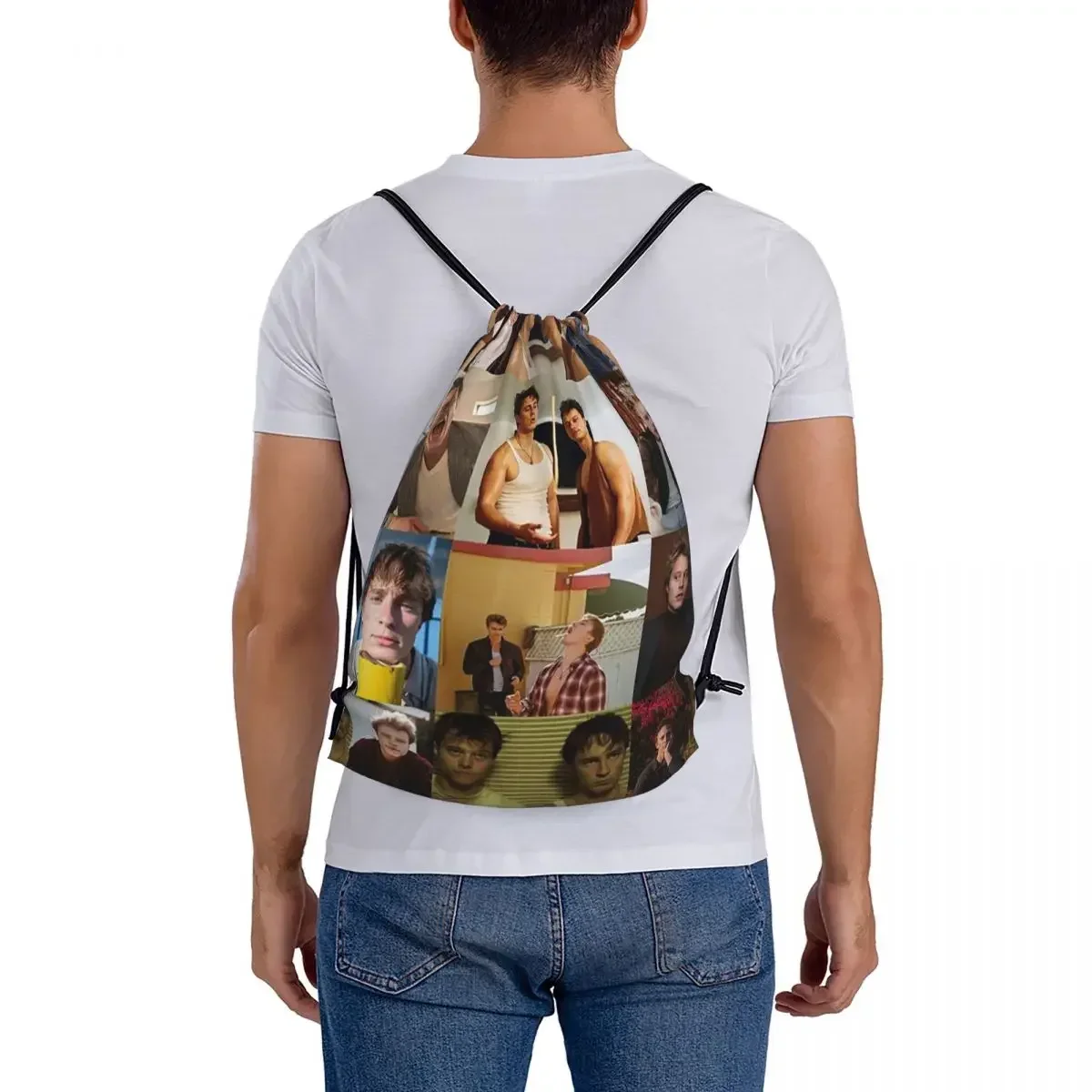 JJ Maybank - Rudy Pankow Backpacks Portable Drawstring Bags Drawstring Bundle Pocket Sports Bag Book Bags For Travel School