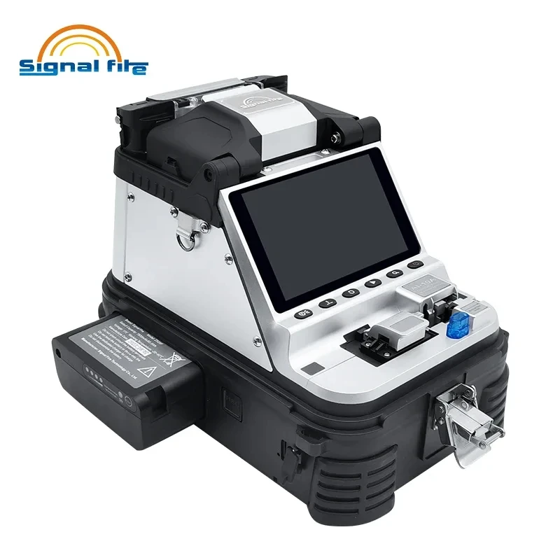 Signal Fire AI-10 Fusion Splicer High Precision Fusion Splicing FTTH Tools Kit Six Motors 6s Splicing