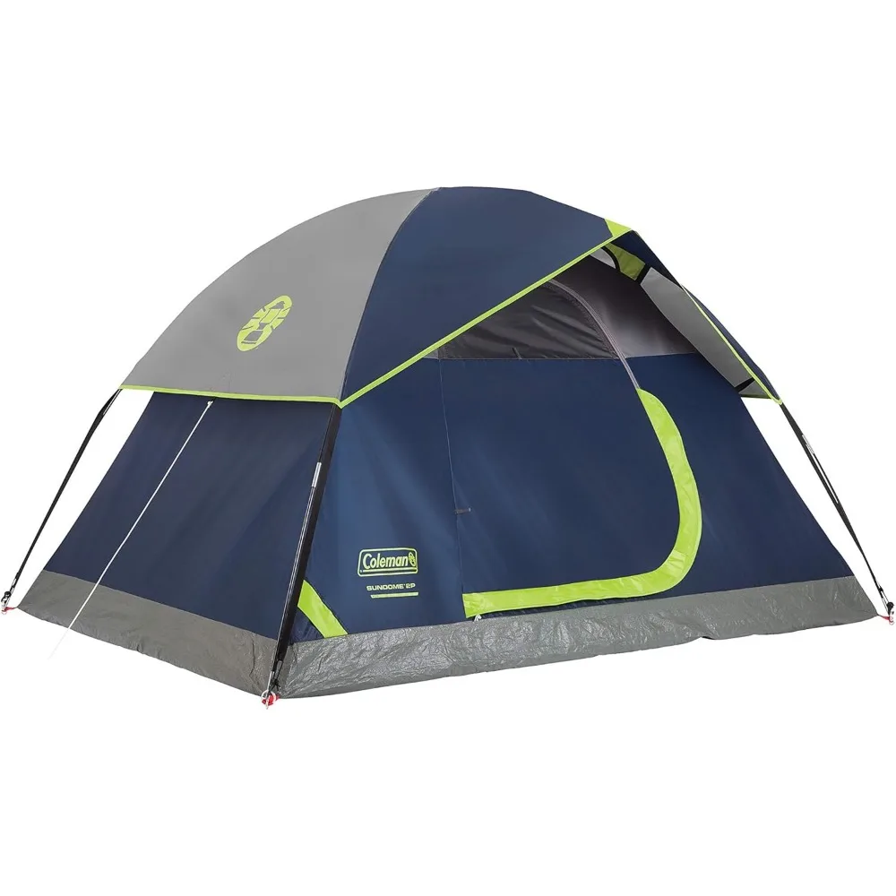 

Camping Tent, 2/3/4/6 Person Dome Tent with Snag-Free Poles for Easy Setup in Under 10 Mins, Included Rainfly Blocks Wind & Rain