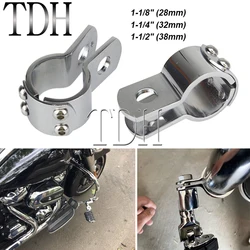 Motorcycle Modification Universal Foldable Pedal Rear Foot Pegs Support Mount Clamp For Honda Yamaha Kawasaki Suzuki Custom 1200