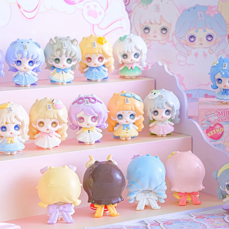 Mini Nowa Seria Keeno Mbti Macey Friends Blind Box Lalki Zabawki Urocze Ozdoby na Biurko Kawaii Prezent Niespodzianka dla Dziewczynki