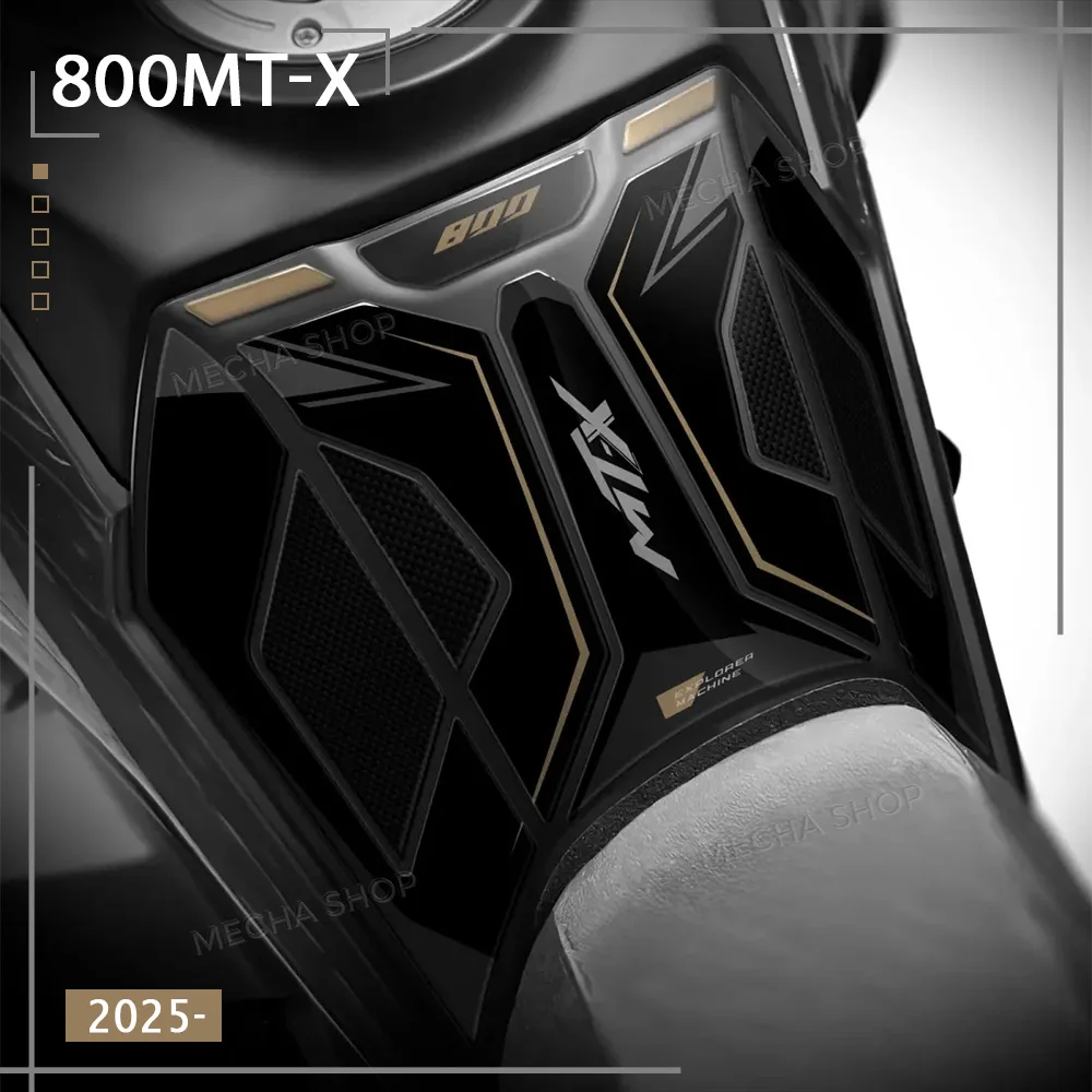 

Для CFMoto 800 MT-X 2025 - Защитная наклейка на центр топливного бака мотоцикла, 3D эпоксидная накладка на бак, аксессуары 800mtx