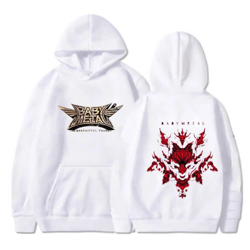 Japanese Style heavy Metal Rock Band BABYMETAL Hoodie Sweatshirts Men/Women Long Sleeve Hoody Clothes Streetwear Harajuku Tops