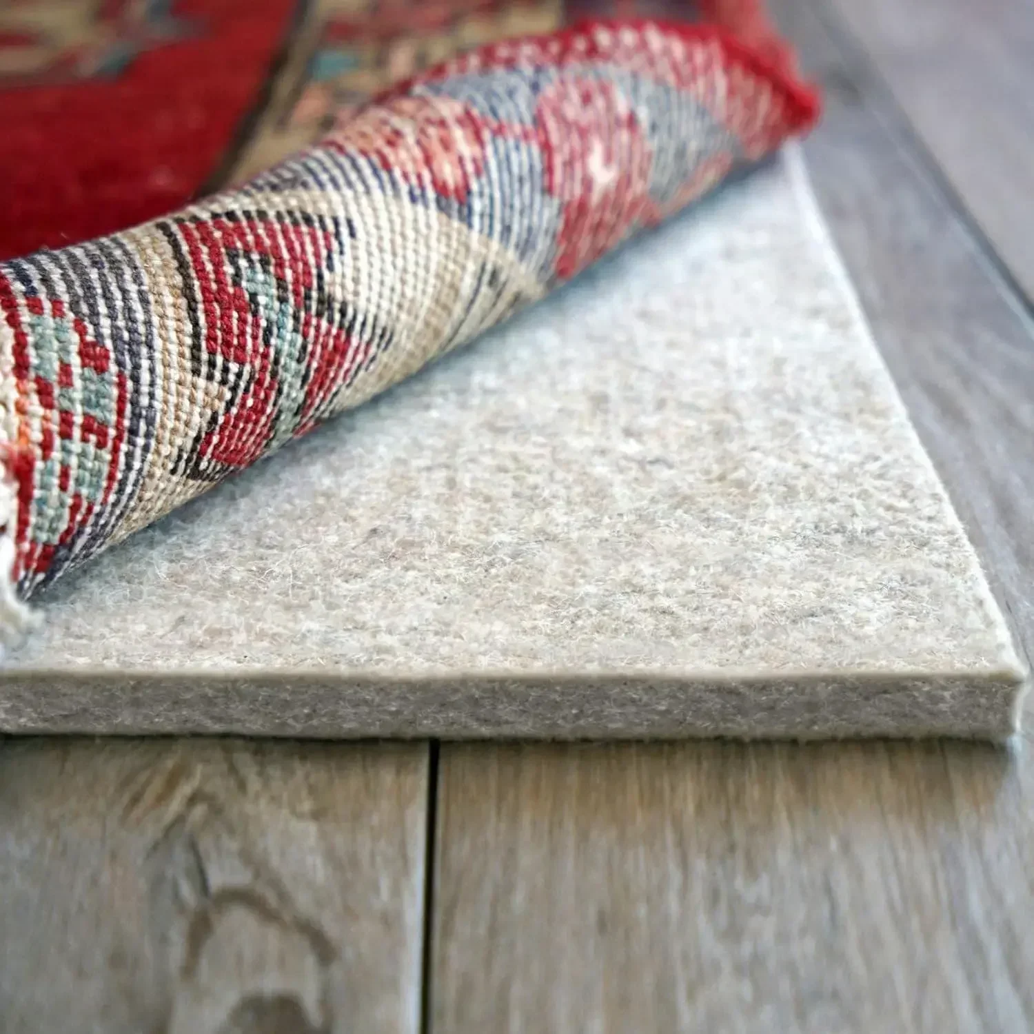 

Eco Plush 8'x10' 1/2" Thick 100% Felt Luxurious Cushioned Rug Pad Available in 3 Thicknesses, Many Custom Sizes