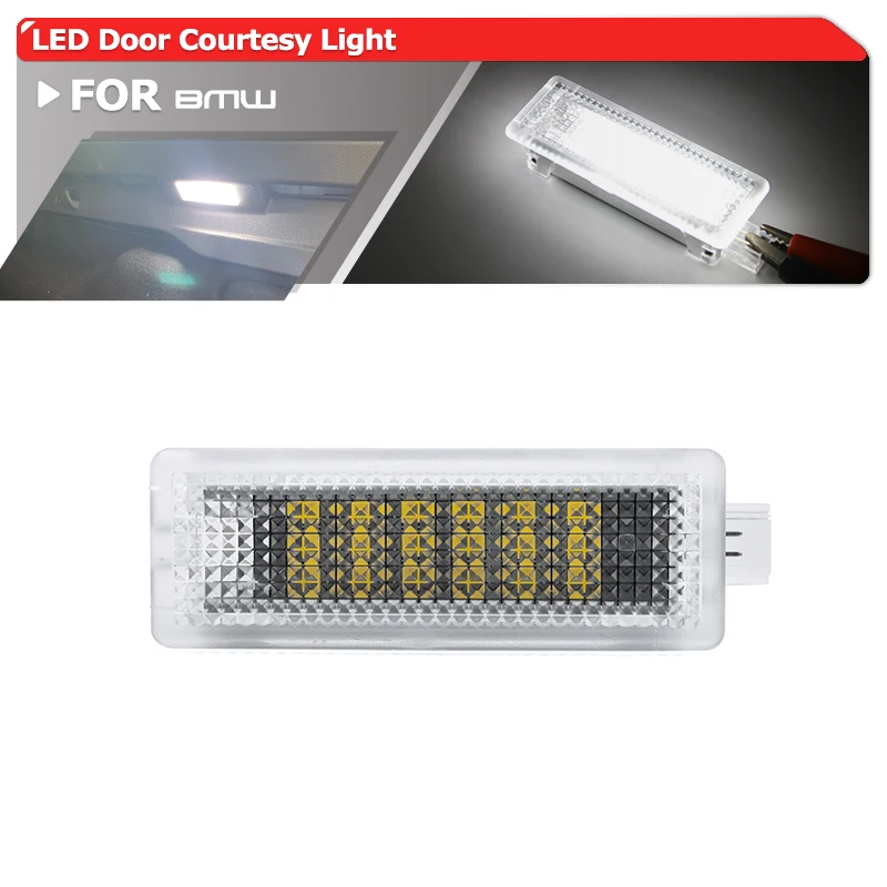 Fits For BMW X1 E84 X3 E83 F25 X4 F26 X5 E70 F15 F85 X6 E71 E72 F16 F86 1x Led Door Courtesy Interior Footwell Trunk Light