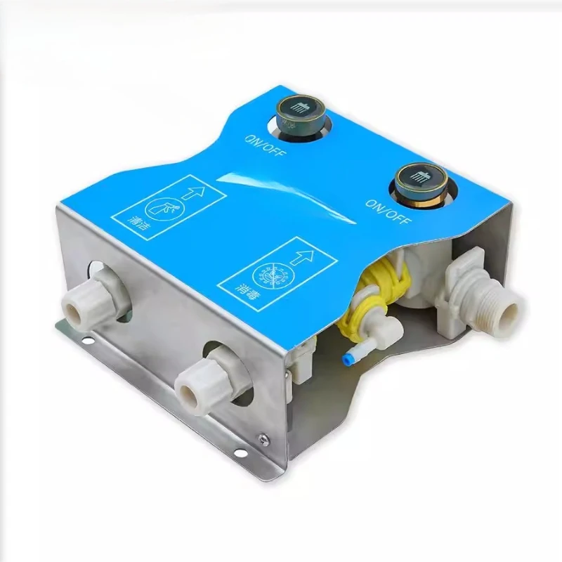 Dual cleaning dilution proportioner Venturi dilution distributor proportioner Room