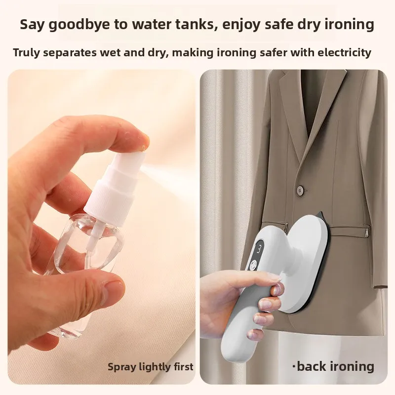 USB Compact Cordless Garment Steamer Powerful Ironing and Shaping with Hair Shaver for Clothes