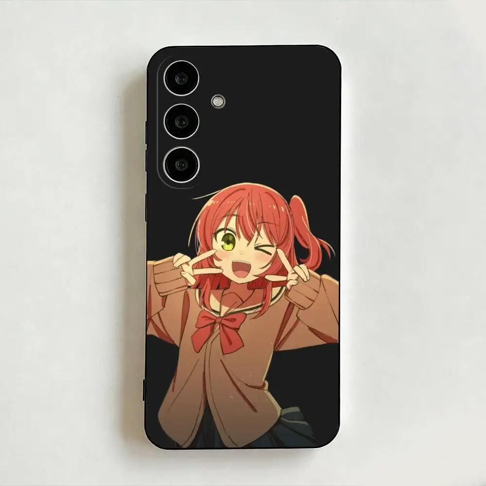 Bocchi the Rock Kita Ikuyo Phone Case For Samsung Galaxy A73,A72,A71,A70,A53,A52,Cover Others Soft Black Shell ll