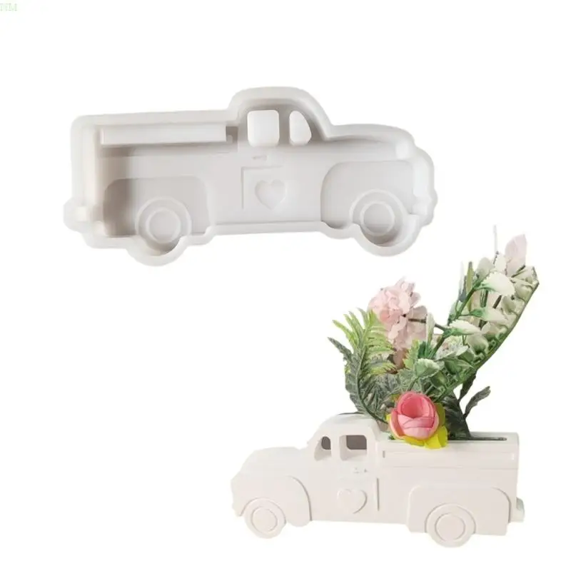 Flexible Silicone Mold Creating Realistic Truck Figurines Moulds Truck Decorations Perfect for Home Decors and Present NM