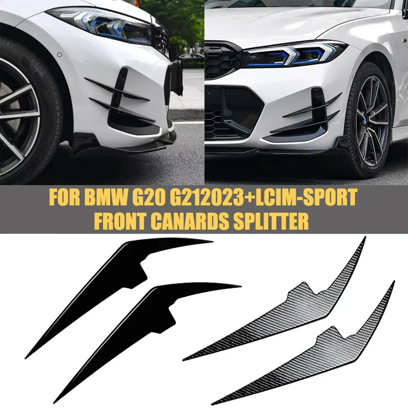 

For BMW 2023+ bmw 3 series g20 g21 LCI M Sport front wind knife tuyere car sticker modification parts