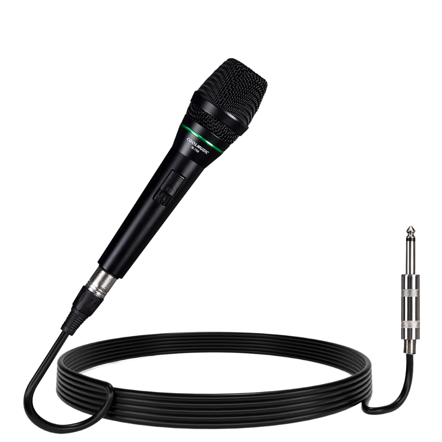 

Professional OEM ODM Metal Handheld Dynamic Karaoke Microphone DELLER Sound With Omni-directional Polar Pattern