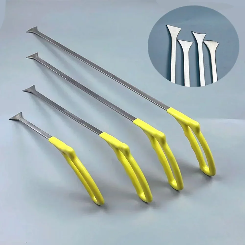 Paintless Dent Repair Tools Crowbar Bar Push Rod Hooks Automotive Hand Tool Stainless Steel Dent Removal Rods Flat Shovel