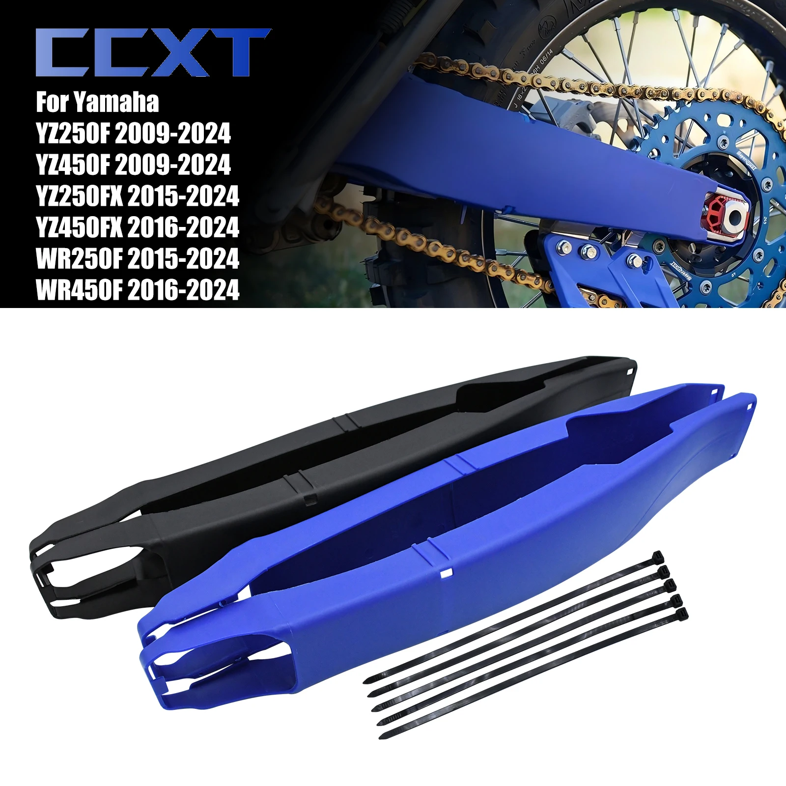

For Yamaha WR250F WR450F 2011-2024 YZ125 YZ250 YZ250F YZ450F 2008-2024 Motorcycle Swingarm Swing Arm Protector General Parts