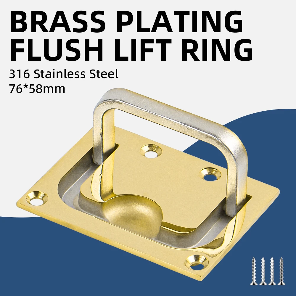 chapeamento-de-bronze-barco-quadrado-flush-hatch-locker-gabinete-elevador-puxar-alca-com-parafusos-de-montagem-316-acessorios-do-barco-de-aco-inoxidavel