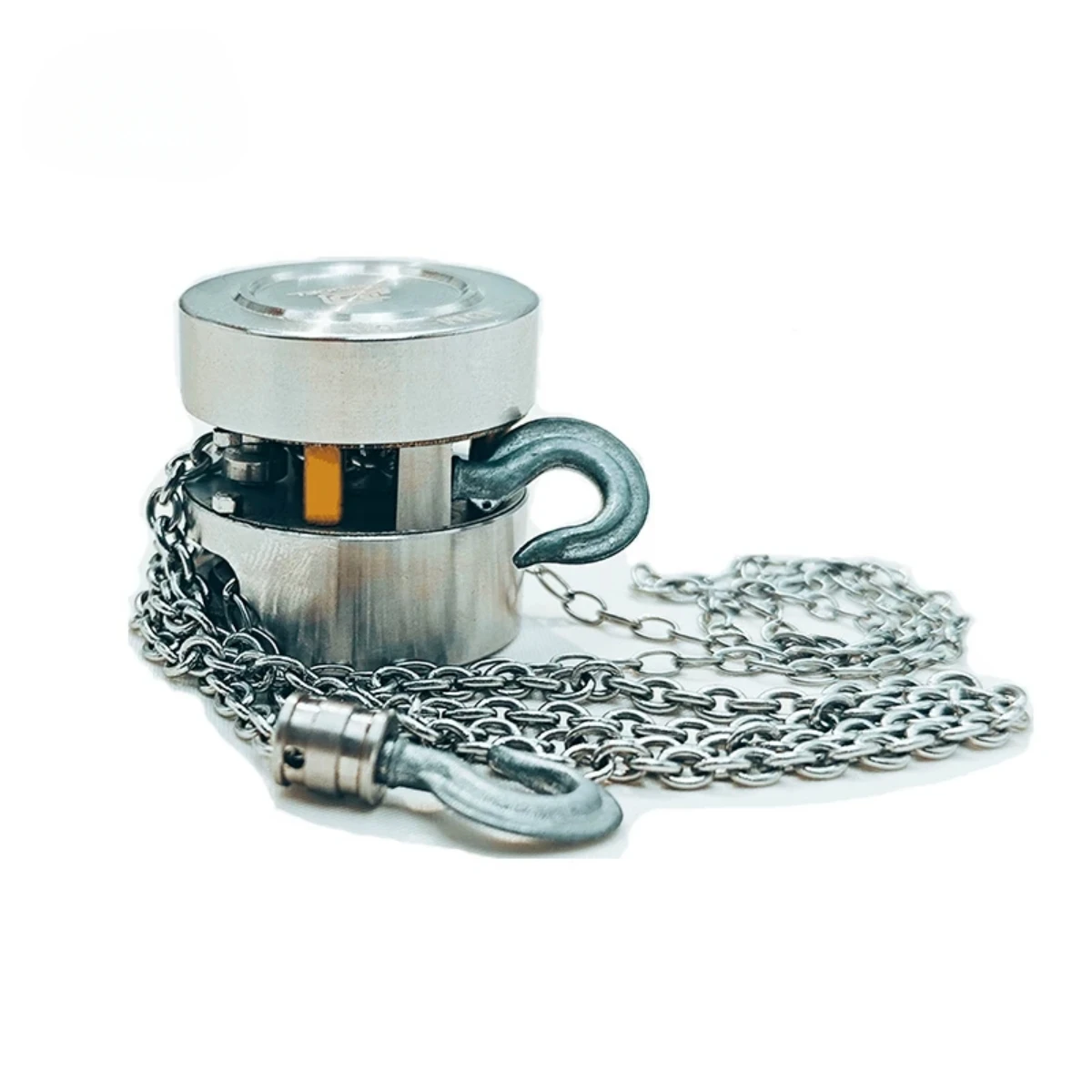 JDModel JDM‑206 1:10 Scale Metal Chain Block Hoist for 1/14 RC Engineering Truck Crawler Scene