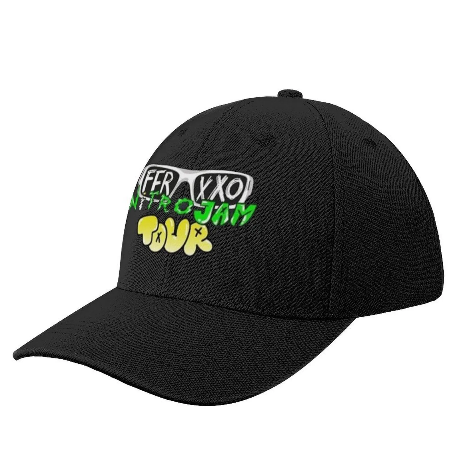 T-shirt logo Ferxxo Nitro Jam Tour de Feid official feid merch Baseball Cap New In The Hat sun hat Golf Wear For Women Men's