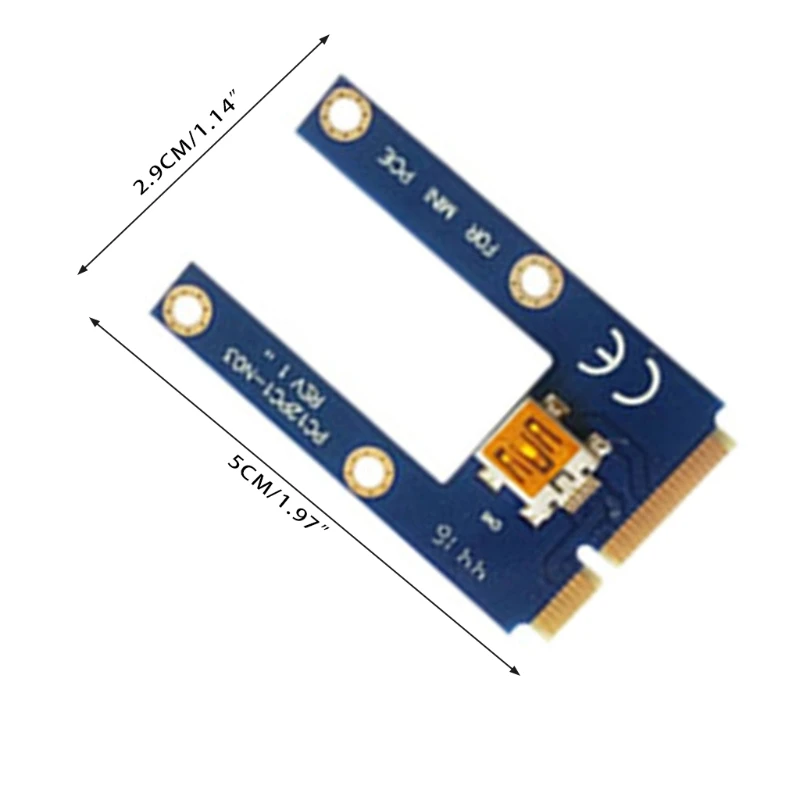 PCI-E Extender Riser Mini PCI-E 1x to 16x USB 3.0 Mini PCI-E Adapter Card for Intel for AMD for Windows Linux