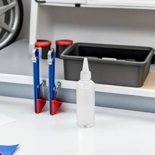 Imagen 2 del producto Probador de fugas de humo automotriz, fluido fluorescente de alta densidad para sistema de prueba de motor de emisión de humo rápida, recargable, 4 Uds.