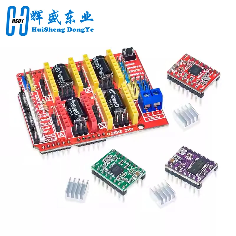 CNC Shield V3 Maszyna do grawerowania / Drukarka 3D / + 4 szt. A4988 / 4 szt. Sterownik silnika krokowego DRV8825 dla Arduino — zdjęcie produktu 7