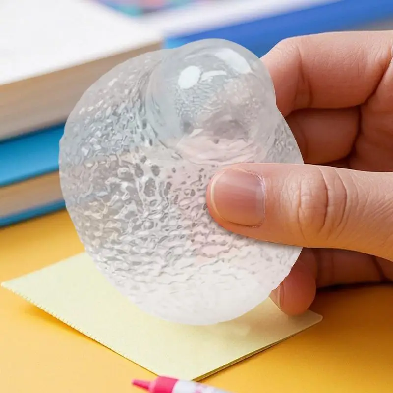 バブルスクイーズピンチおもちゃシミュレーションスクイーズにきびストレスボール透明感覚おもちゃ子供のための大人のストレスリリーフギフト