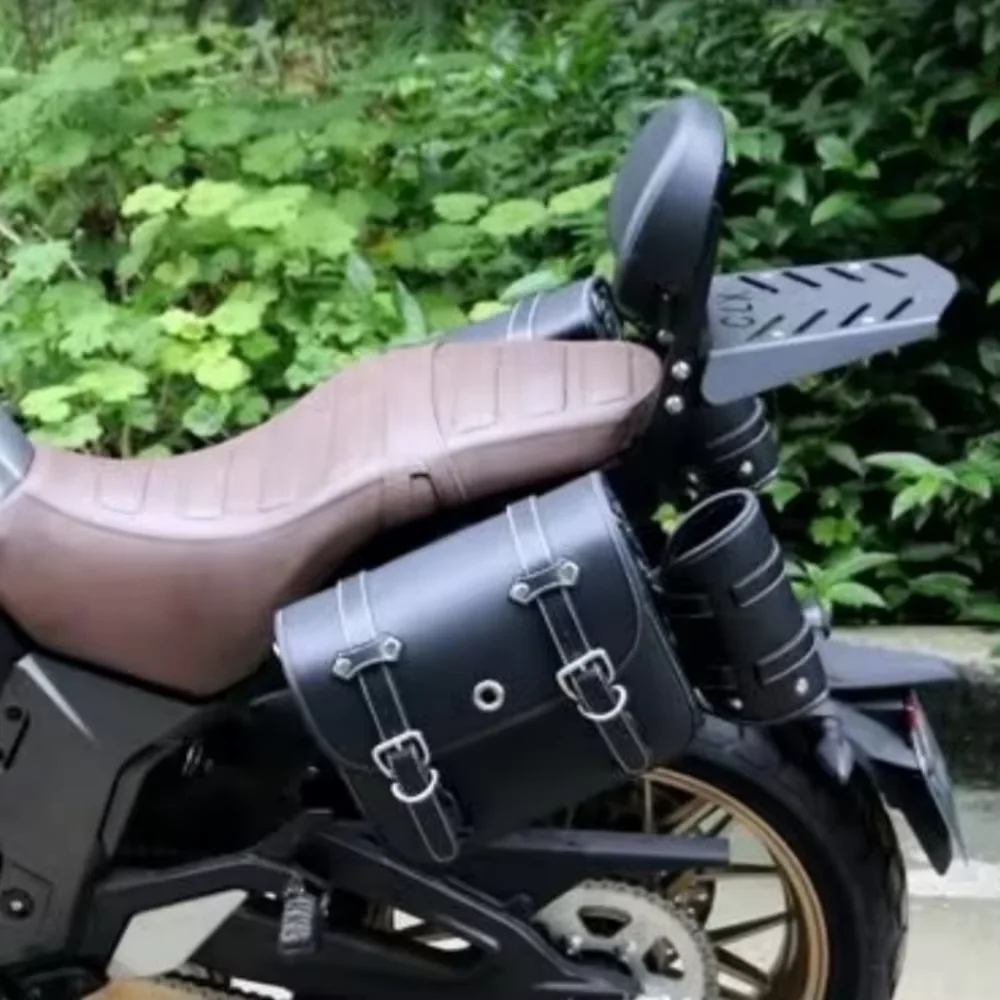 FOR No-Drill Full Set Rear Carrier Tail Box Bracket Side Bag Mount Backrest Kit for CF CL-X700 Motorcycle Accessories