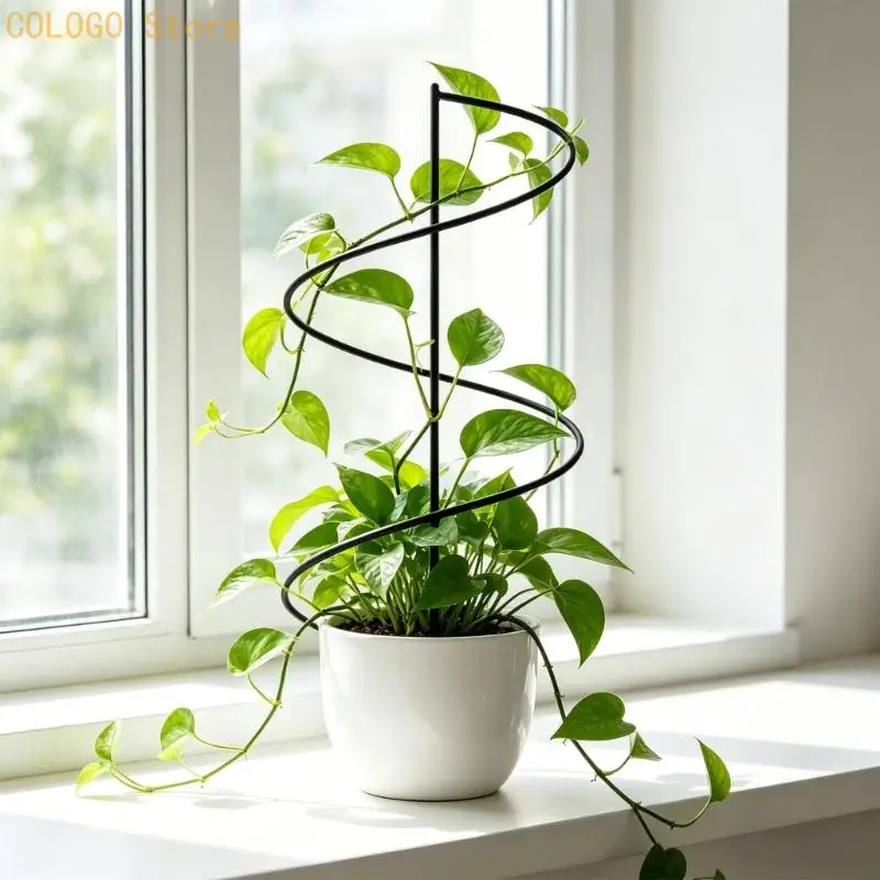 Iron Plant Trellis for Climbing Plant Indoor House Plant Support Trellis for Garden Potted Plant Support Stand D0LD