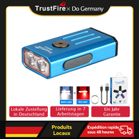 Trustfire MINIX 320 Lumens Pocket Torch Uv Lamp Flashlight Keychain Mini Light EDC Red Light USB Rechargeable Built in Battery