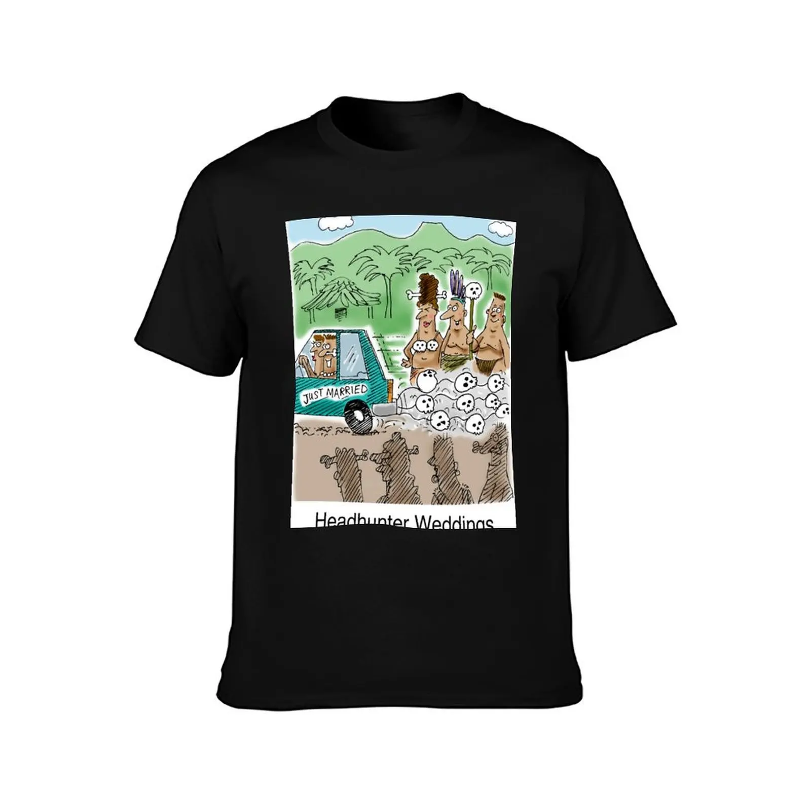 Headhunter Weddings - sending off the newlywed headhunters. T-Shirt Breathable Sportswear for Men T-Shirt