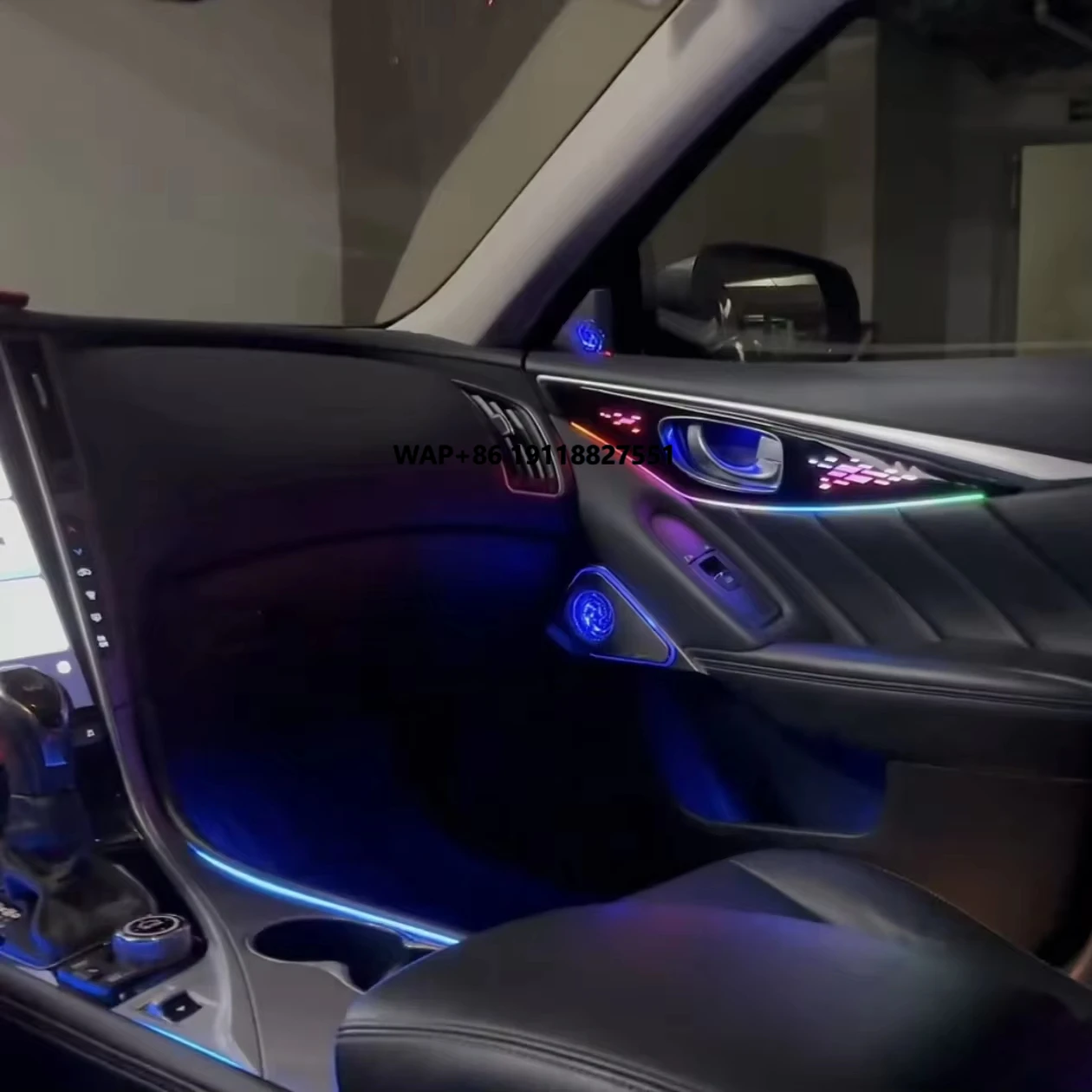 

Wind Chaser Style+Optional Speaker Cover Rainbow Dynamic Ambient Light for Q50/Q50L(2013-2022)